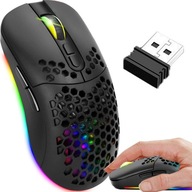 BEZDRÔTOVÁ MYŠ RGB GAMING + BLUETOOTH 2V1