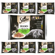 Mokré krmivo pre mačky Sheba mix príchutí 28x85g