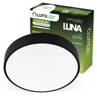 LED stropné stropné stropné svietidlo okrúhle čierne svietidlo 30W 30 cm