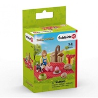 SCHLEICH 42426 PIKNIK Ježkovia dievča mačka ježko figúrky zvierat Farm Life