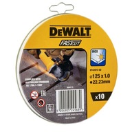 10 ks. DeWALT DT43972 125 mm rezacie čepele z nehrdzavejúcej ocele