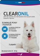 CLEARONIL Drops Blchy kliešte Veľký pes 20-40kg