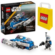 LEGO STAR WARS BLOCKS 75391 MIKRO stíhačka s Y-WING KAPITÁNA REXA + TAŠKA