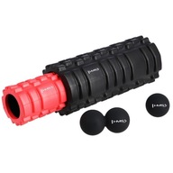 Masážny set 2x Roller roller s výstupkami duoball fitness lopta 4v1 HMS