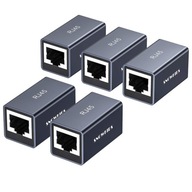 5x Rj45 Coupler Ethernet kábel konektor