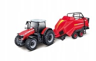 TRAKTOR Massey Ferguson 8740S + lis Bburago