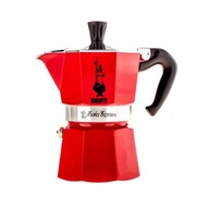 Kávovar Bialetti Moka Express 3tz červený