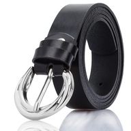 Čierny kožený Gracio dámsky PANT BELT 105