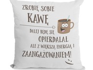 VANKÚŠ ZAUJÍMAVÝ CHLADNÝ DARČEK COFFEE WORK HE ON