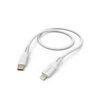 HamaFlexible LOAD/DATA USB C-LIGHTNING 1,5m SIL WHITE