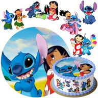 TORTA LILO A STICH + 5 ZNAKOV + TEXT