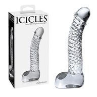 Pipedream ICICLES NO 61 Sklenené dildo s cvokmi