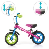 Bicykel Milly Mally Dragon s brzdou Multicolor