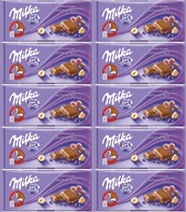 Milka čokoládové hrozienka a orechy 100g x10