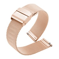 18mm náramok na hodinky PINK GOLD MESH