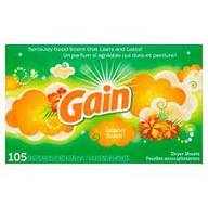 Gain Island Fresh DRYER WIPES x105