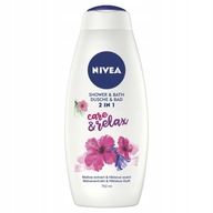 NIVEA Care&Relax tekutý kúpeľ 2v1 750 ml