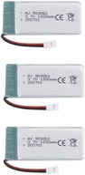 3 kusy Batéria 3,7V, 1200mAh Syma X5SC X5SW