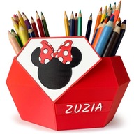 KAJAWIS Organizér pasteliek NAME Pastelky na náradie Darček pre deti Minnie