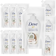 Dove Restoring Tekuté mydlo Kokosový vývar 10x500ml