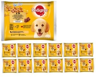 PEDIGREE Junior hovädzie a kuracie mäso s ryžou 52x100g