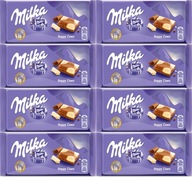 Milka Šťastná krava bodkovaná mliečna čokoláda 100 g x8