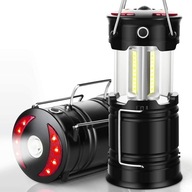 3v1 LED batériová lampa pre turistický kempingový bivak