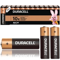 24x DURACELL ALKALICKÁ BATÉRIA LR6 R6 AA