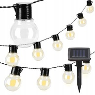 SOLAR GARLAND SOLÁRNE ZÁHRADNÉ LAMPY GUĽOVÉ 20 LED