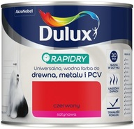 Dulux Rapidry farba na drevo, kov, PVC, červená 0,4L