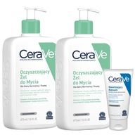 CeraVe čistiaci gél na umývanie - pre normálnu a mastnú pleť 473 ml x2