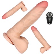 VIBRATOR SEX MACHINE VEĽKÉ DILDO ROTÁCIA USB DIAĽKOVÉ OVLÁDANIE