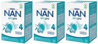 3x NAN Optipro 4 next mlieko Nestle 650g