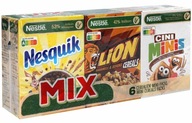 NESTLE MIX MINI 6 BALENÍ LION NESQUIK CINI FLAKES