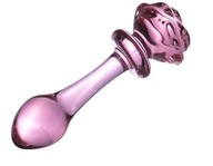 ANÁLNA ZÁSTRČKA GLASS SEX PLUG RUŽOVÁ DIAMANTOVÁ