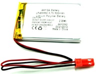 BATÉRIA Li-Poly 800mAh 3,7V JST-2 PINS