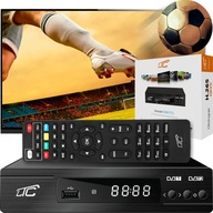 DEKODÉR POZEMNÝ TV TUNER DVB-T2 H.265 HEVC FULL HD USB HDMI DIAĽKOVÉ BATÉRIE