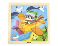 Viga 44632 Puzzle na podložke, 9 dielikov -