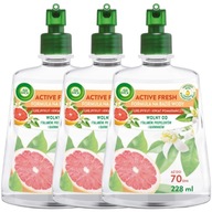 Air Wick Active Fresh Freshener náhradná náplň 228 ml x3