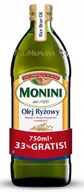 Ryžový olej Monini 750 ml + 33 % zadarmo