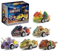 MEGA SET DINOSAUR AUTA 6 kusov DINO CARS DINOSAUR CARS