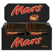 Mars Tyčinka s nugátovou náplňou 51g 40 ks.