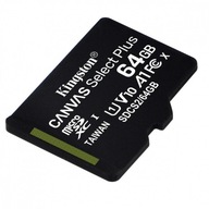 Pamäťová karta microSD Kingston 64 GB Canvas Select