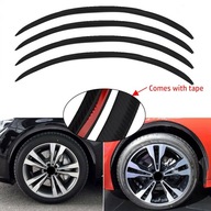 3D Car Wheel Eyebrow Univerzálny 4PCS Wheel Accessor