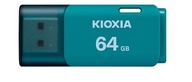 Pendrive Kioxia Hayabusa U202 64 GB USB 2.0 Aqua