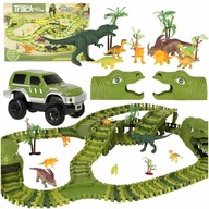 AUTOMATICKÁ DRÁHA DINOSAURS CARS 240 ELEMENTS