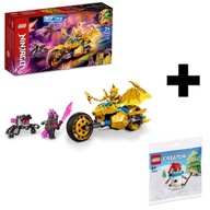 LEGO NINJAGO DRAGIA MOTORCYCLE JAYA SET 71768 + LEGO 30645 VIANOČNÁ SET