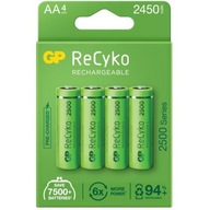 Batérie AA / R6 GP ReCyko 2500 série Ni-MH 2450 mAh, blister po 4