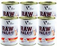 6x400g RAW PALEO Adult BEEF Vet Expert