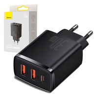 BASEUS RÝCHLA SIEŤOVÁ NABÍJAČKA 2X USB USB-C 30W